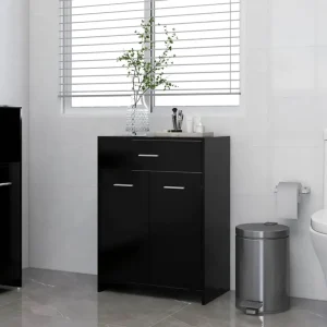 Badekamermeubelset met bewerkt hout voor extra opbergruimte