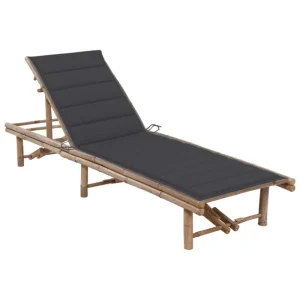 Bamboe loungeset voor ontspannen tuinmomenten