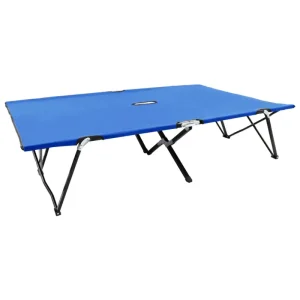 Comfortabel inklapbaar kampeerbed met 600d polyester stof