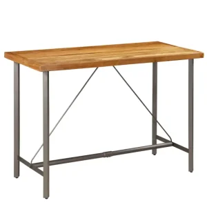 Eettafel van gerecycled teakhout voor een duurzame keukenstijl