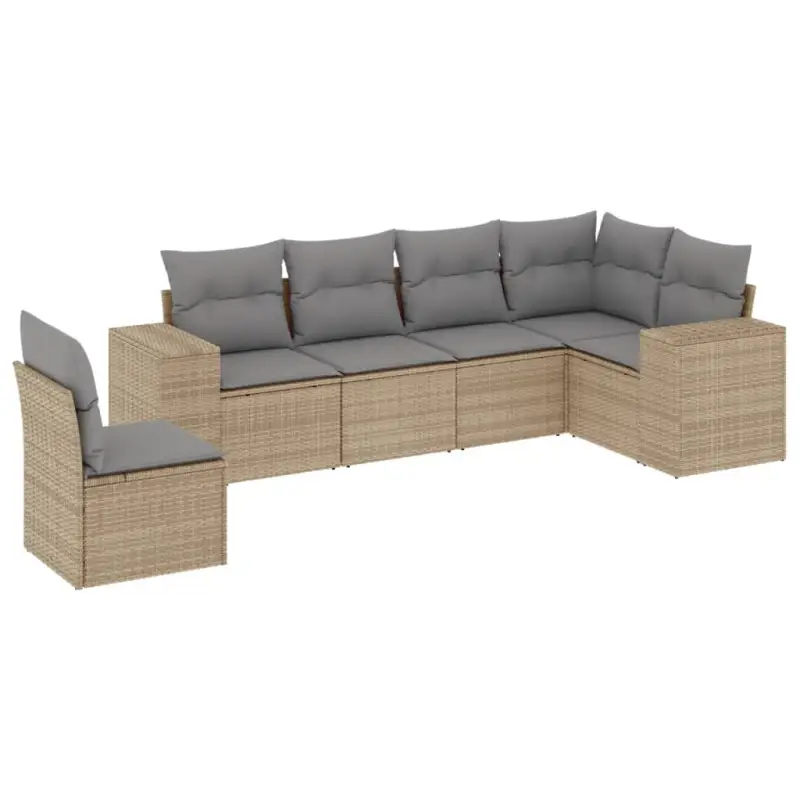 Gepoedercoat stalen tuinset met waterdichte tas en beige materiaal - Afbeelding 3