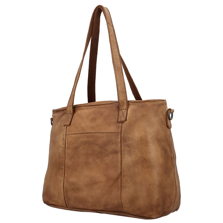 Hide & Stitches Handtas / Schoudertas Paint Rock Cognac - Afbeelding 3