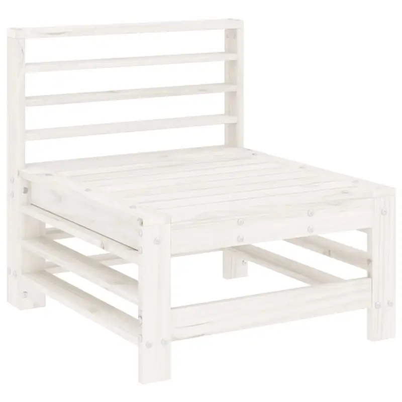Houten loungeset met massief grenenhout en voetenbank voor tuinplezier - Afbeelding 5
