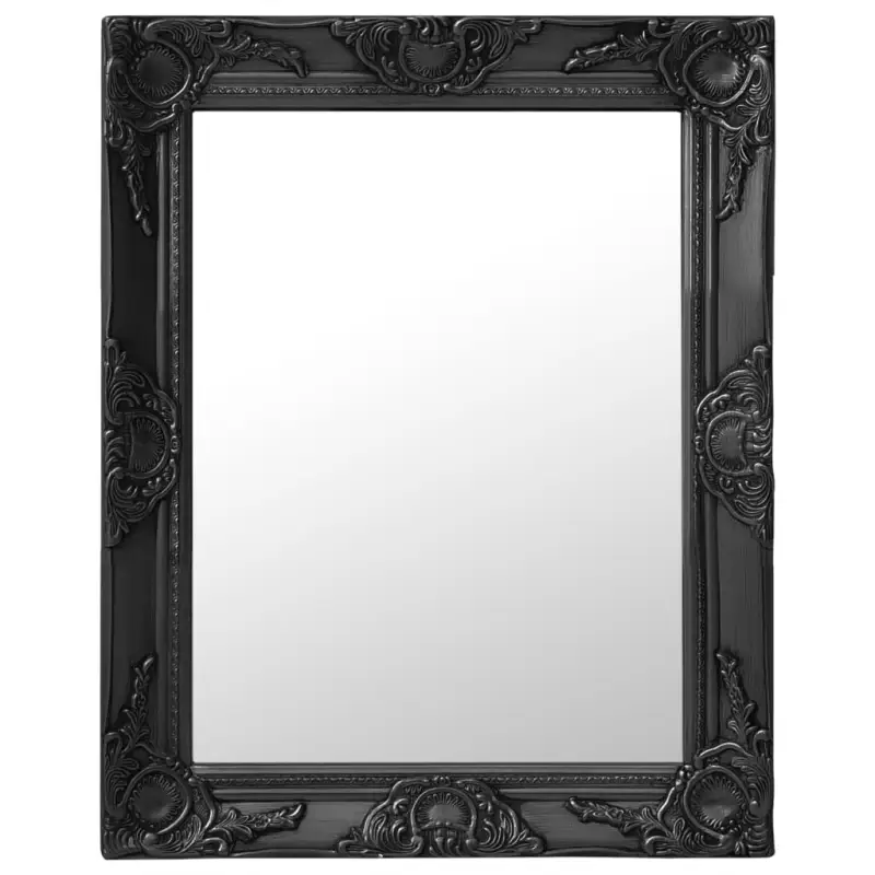 Klassieke wandspiegel met sierlijk barokframe