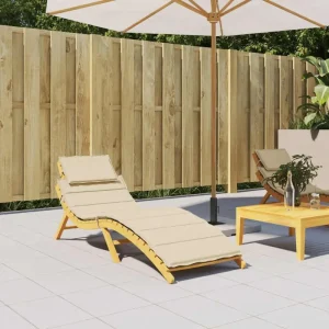 Ligbedkussen van oxford stof voor frisse uitstraling 186x58x4