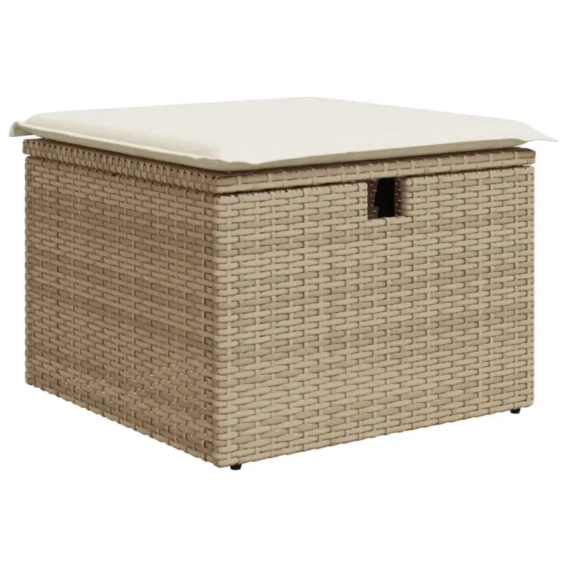 Lounge Tuinset van Beige Materiaal en Gepoedercoat Staal - Afbeelding 7