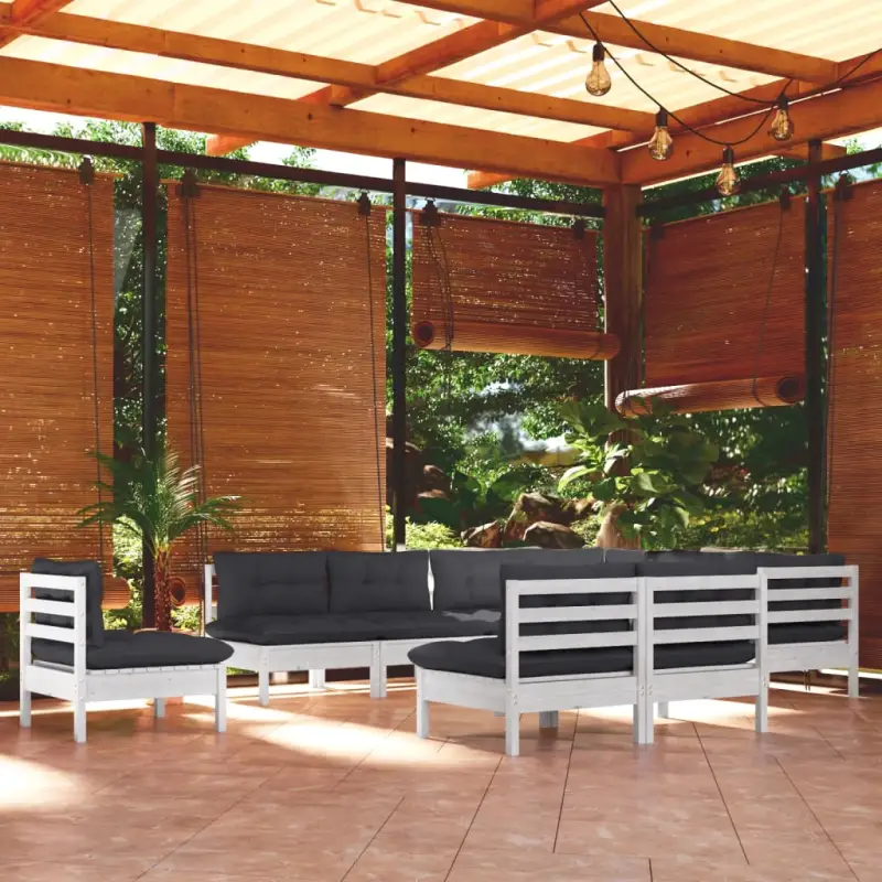 Lounge Tuinset van Massief Grenenhout voor Ontspanning en Gezelligheid