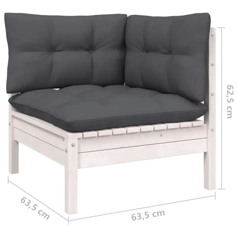 Lounge tuinset van massief grenenhout voor ontspanning en gezelligheid - Afbeelding 8
