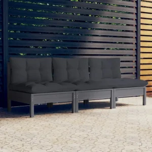 Loungebanken met massief grenenhout voor tuin en terras