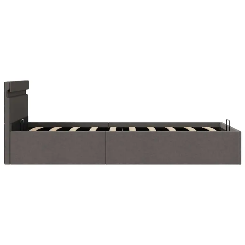 Modern hydraulisch bedframe met multiplex lattenbodem en robuuste bouw - Afbeelding 8