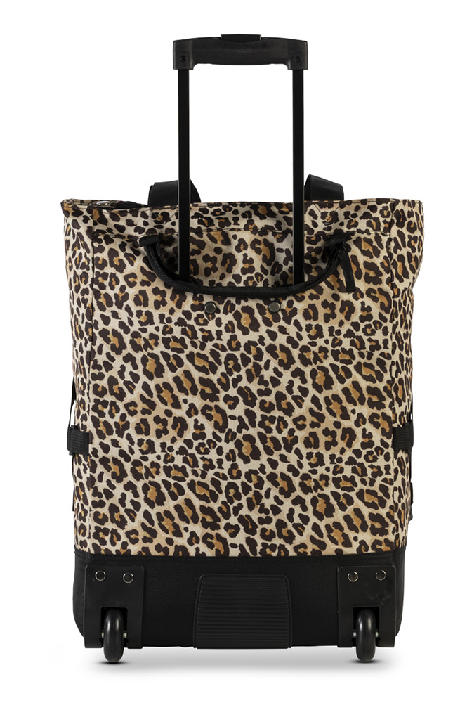 Punta Wheel Trolley Shopper Leopard - Afbeelding 3