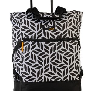 Punta Wheel Trolley Shopper Wit/Zwart