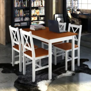 Strakke 5-delige Eetkamerset voor een elegante eetkamer