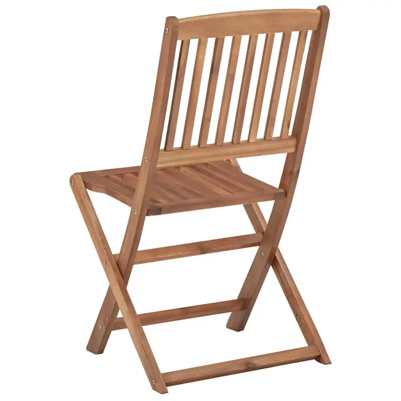 Tuinstoelen van massief acaciahout met kussens voor terras en tuin - Afbeelding 8