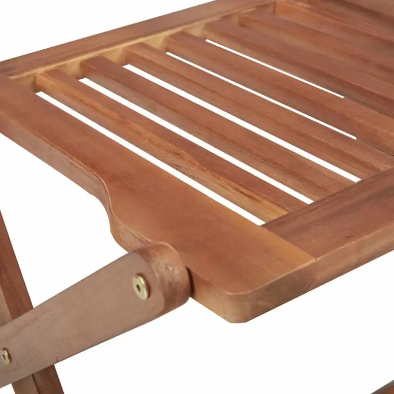 Tuinstoelen van massief acaciahout met kussens voor terras en tuin - Afbeelding 9