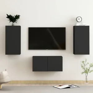 Tv-meubels van bewerkt hout met trendy en praktische design