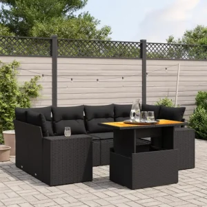 Zwarte tuinsets van gepoedercoat staal voor comfort en stijl